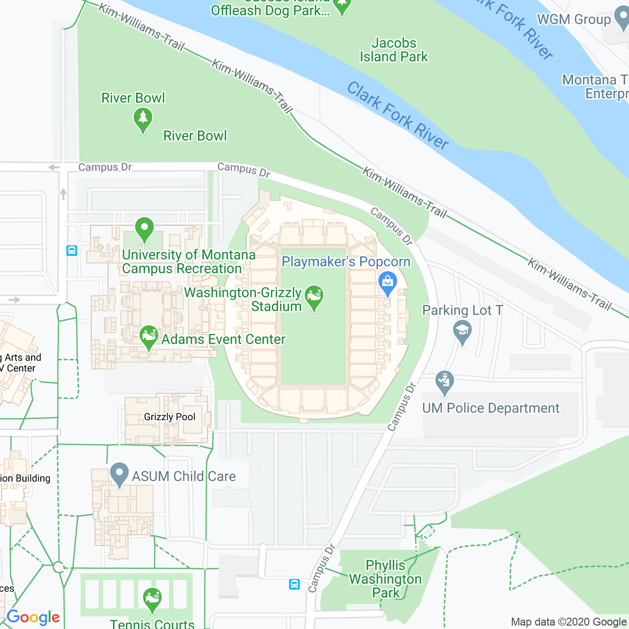 WashingtonGrizzly Stadium Parking Tickets